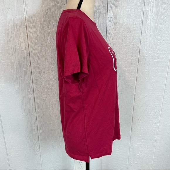 NEW Gap Logo Pink and White Short Sleeve Tee Shirt T Shirt Size Medium M - Picture 3 of 9